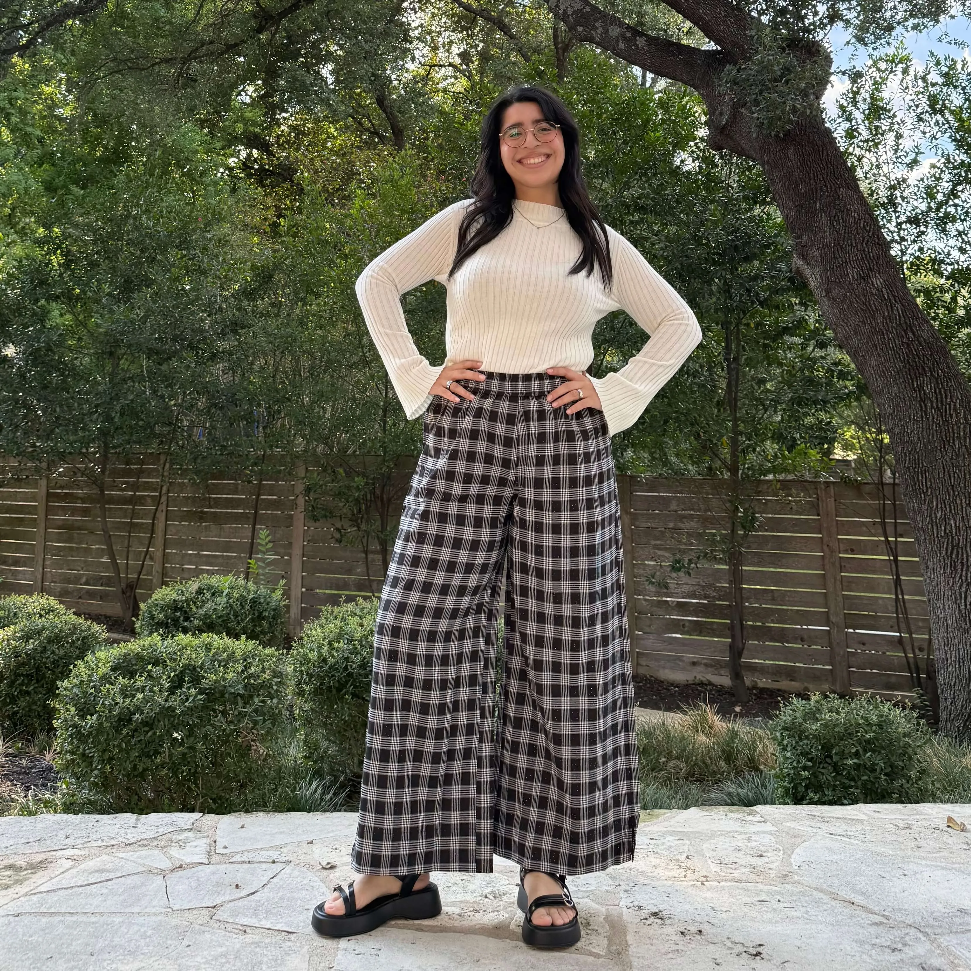 26 Inch Picnic Pants - Midnight Plaid *Clearance Sale* sold by Shiny by Nature product image thumbnail 4