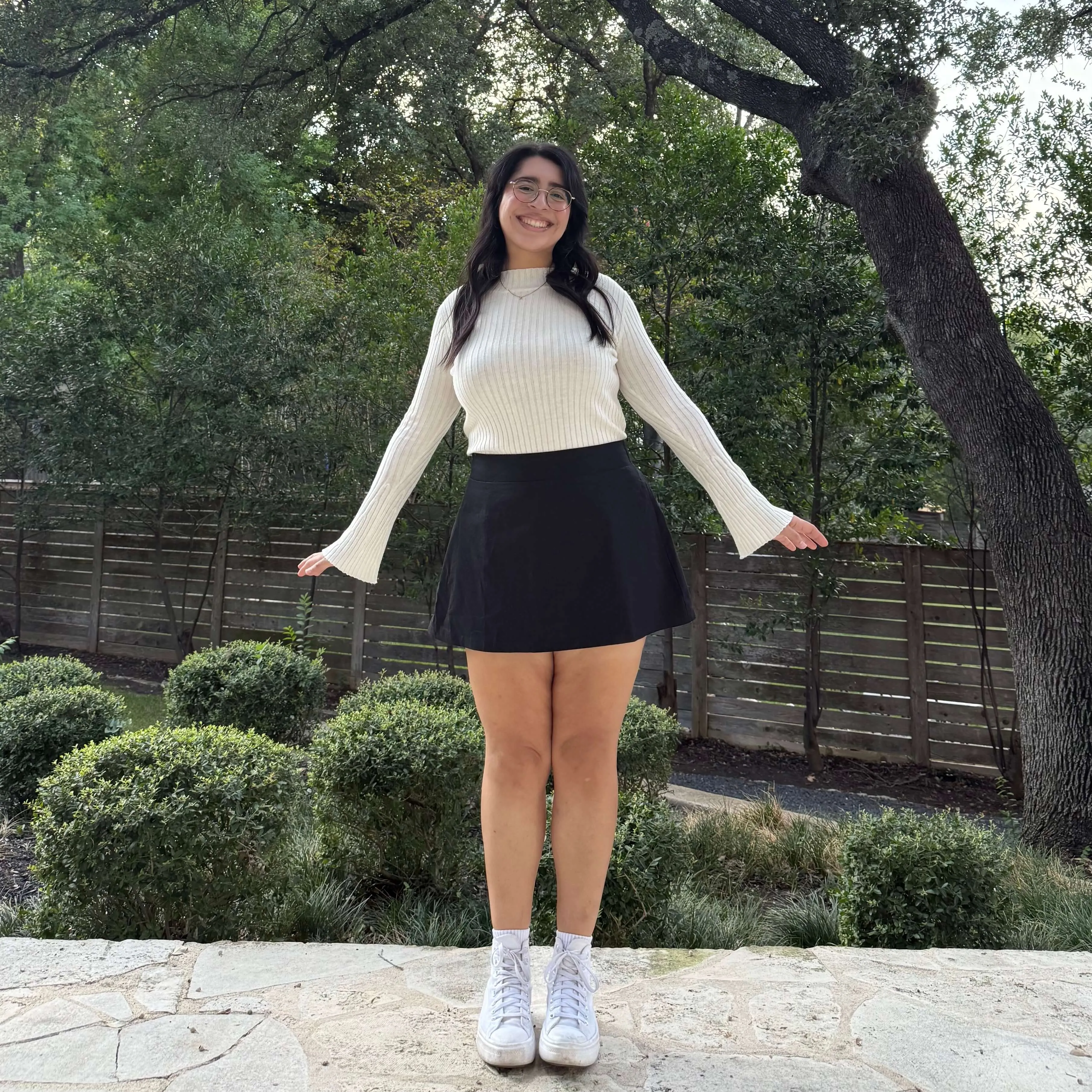 Christina Mini Skirt - Solid Black *Clearance Sale* sold by Shiny by Nature product image thumbnail 2