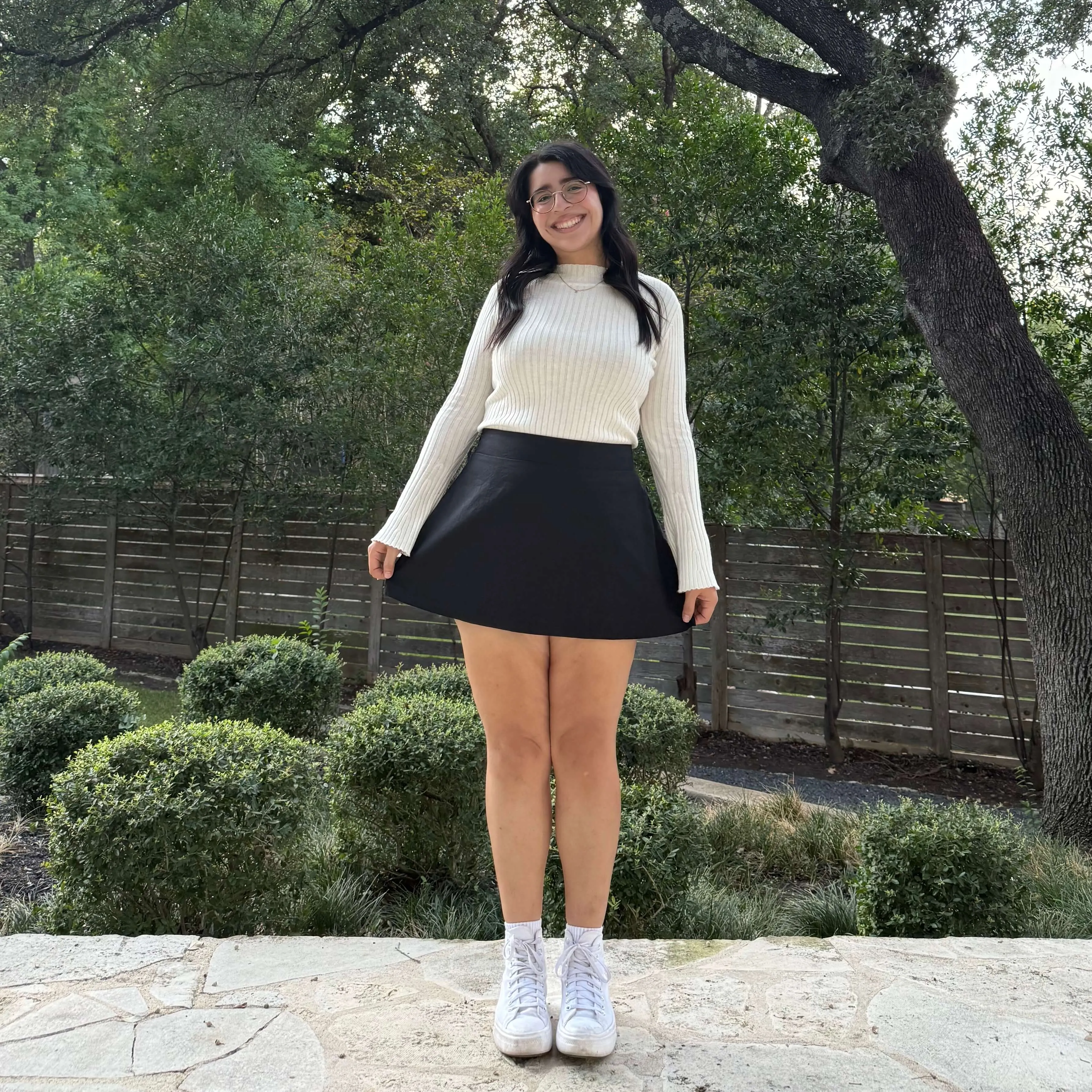 Christina Mini Skirt - Solid Black *Clearance Sale* sold by Shiny by Nature product image thumbnail 4