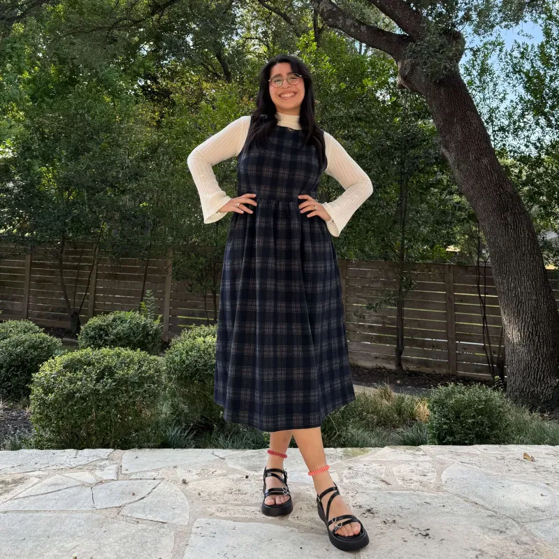 Cambridge Dress - Twilight Plaid *Clearance Sale* sold by Shiny by Nature