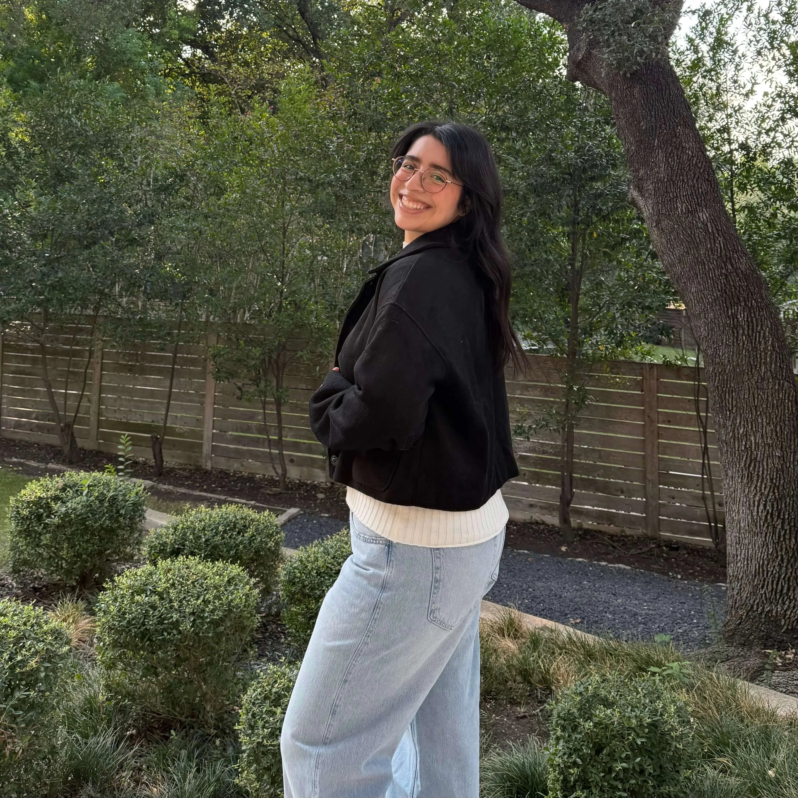 Classic Cropped Jacket - Black sold by Shiny by Nature product image thumbnail 3