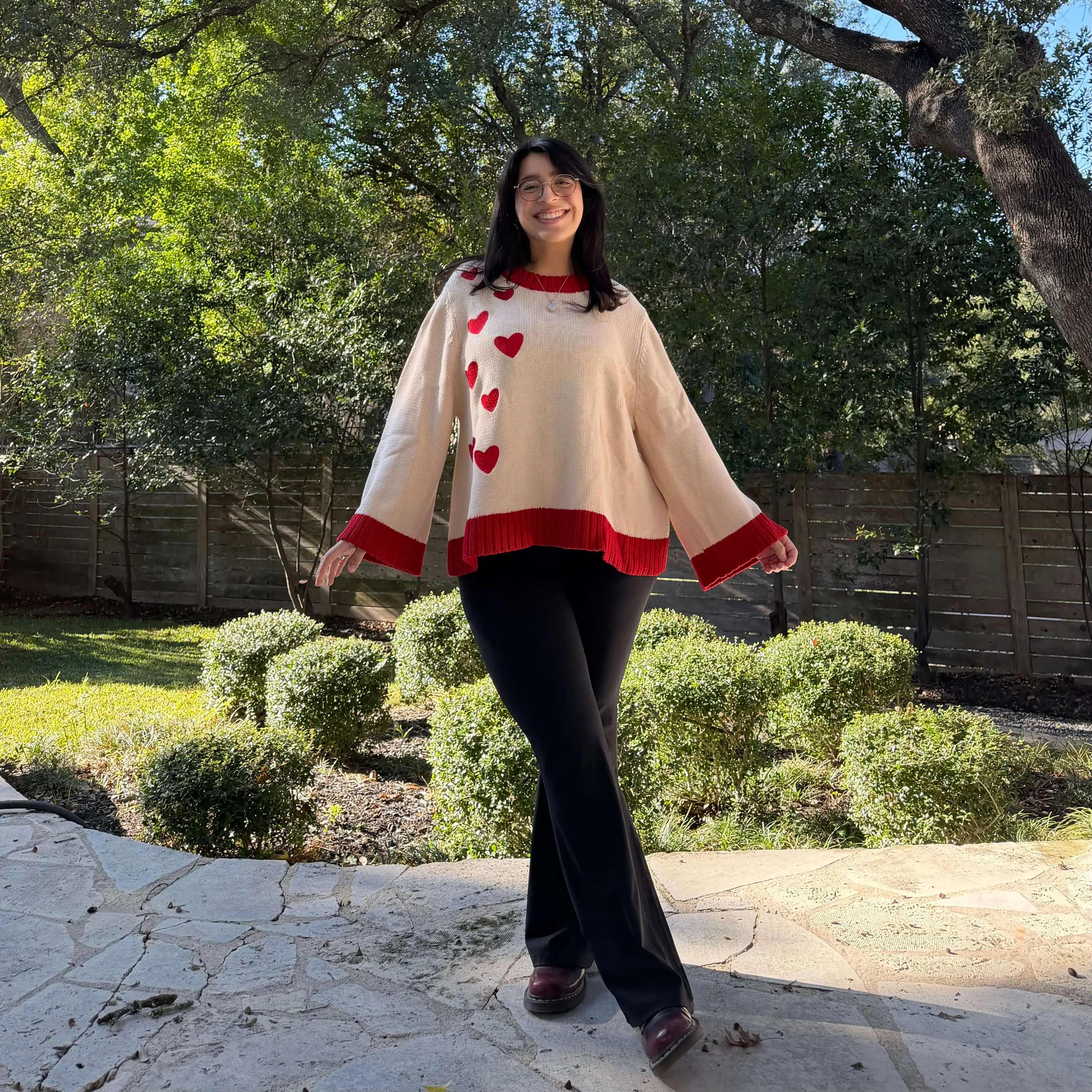 Daydreamer Sweater - Falling Hearts *Clearance Sale* sold by Shiny by Nature product image thumbnail 3