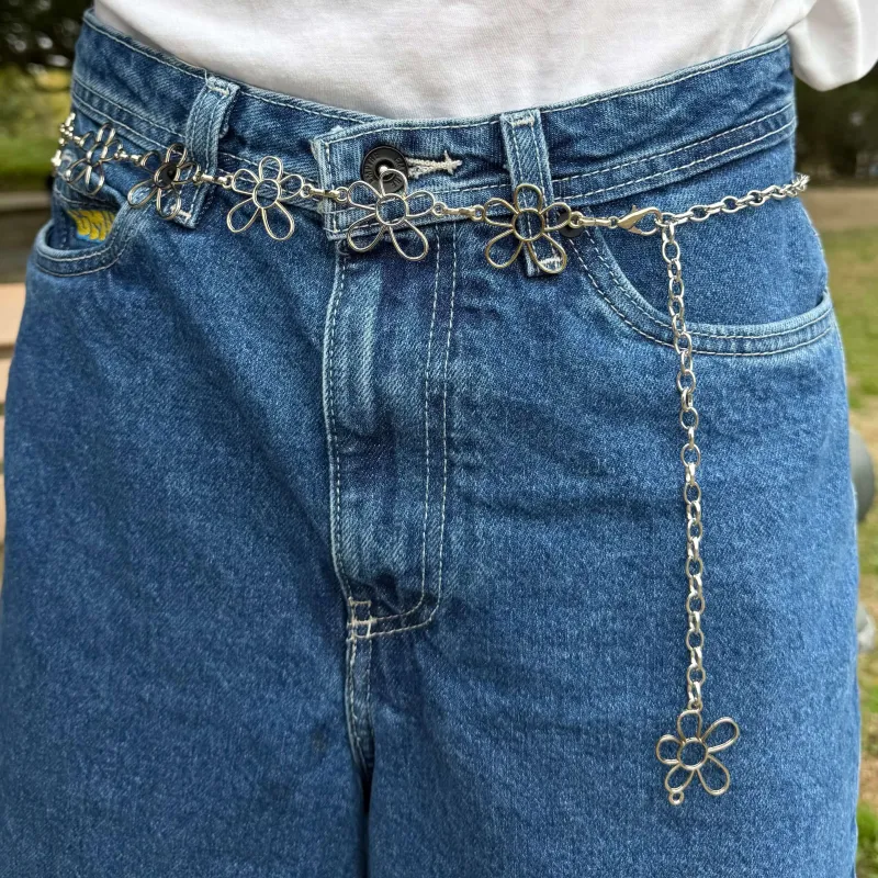 Flower Power Belt - Silver *Clearance Sale* made by Shiny by Nature