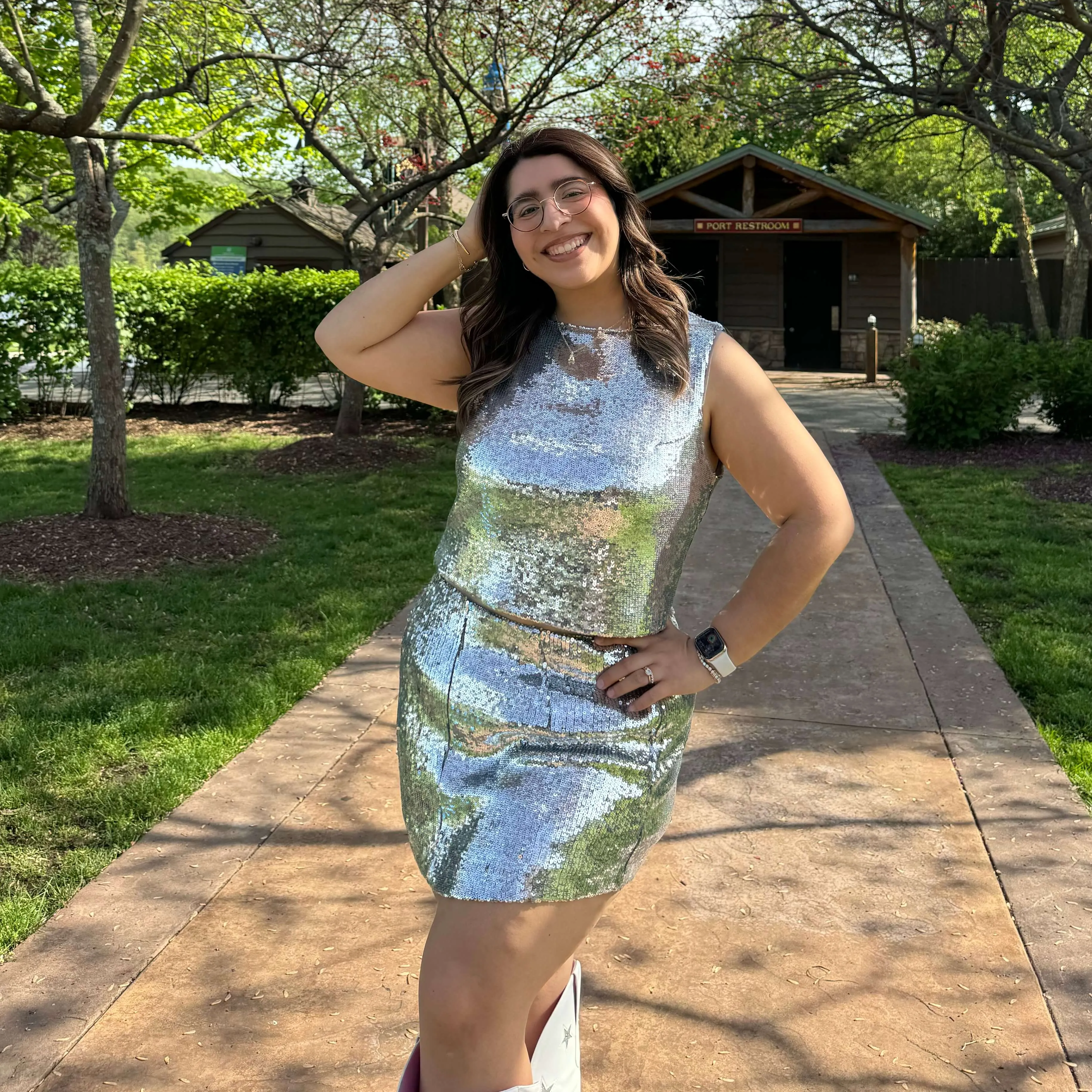 Cool Girl Sequin Top *Clearance Sale* sold by Shiny by Nature