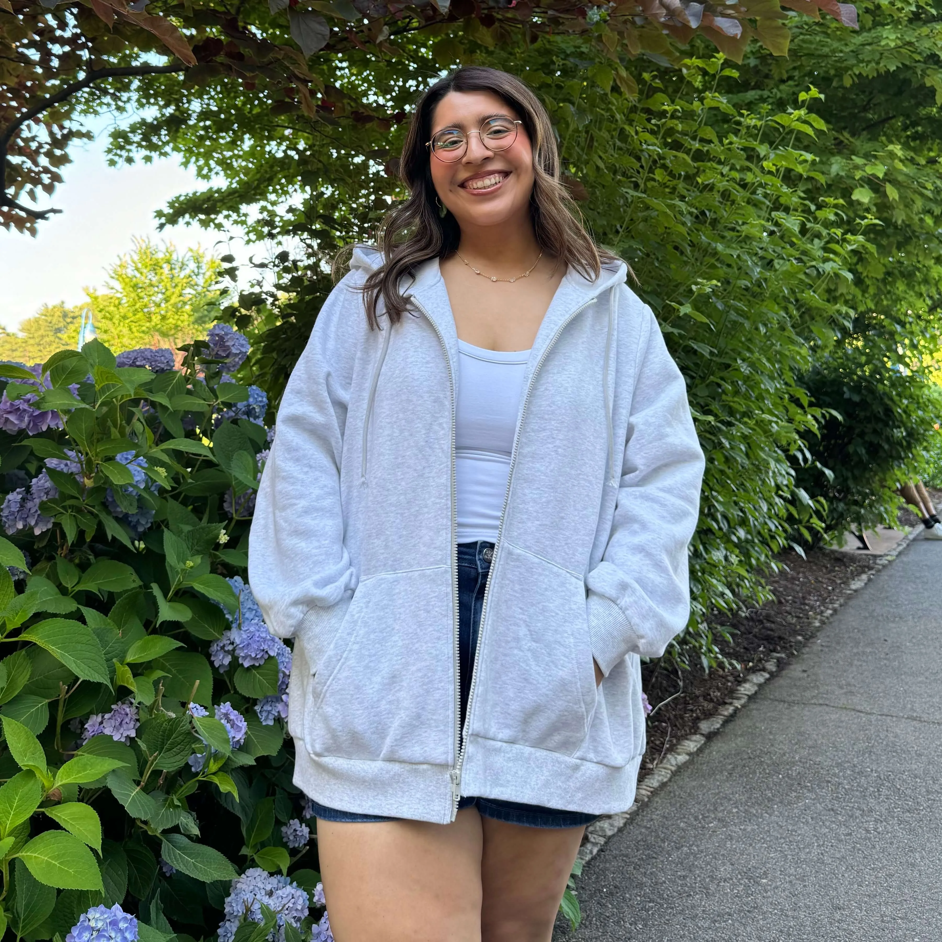 Zip-Up Hoodie - Gray *Clearance Sale* sold by Shiny by Nature product image thumbnail 5