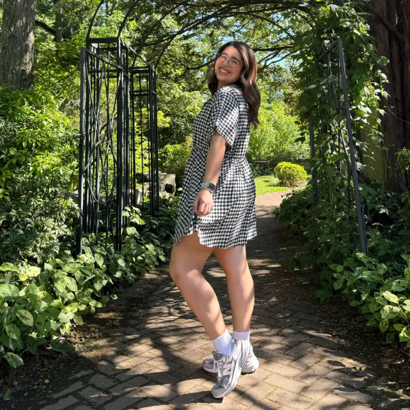 Gingham Dress - Black *Clearance Sale* sold by Shiny by Nature