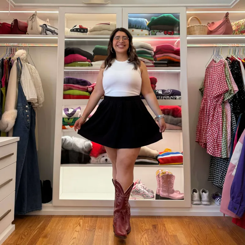 Perfect Match Tennis Skirt - Black *Clearance Sale* sold by Shiny by Nature