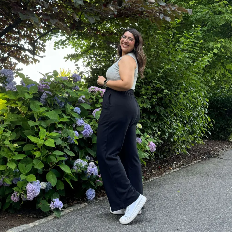 29" Inseam Be Yourself Pants - Black sold by Shiny by Nature