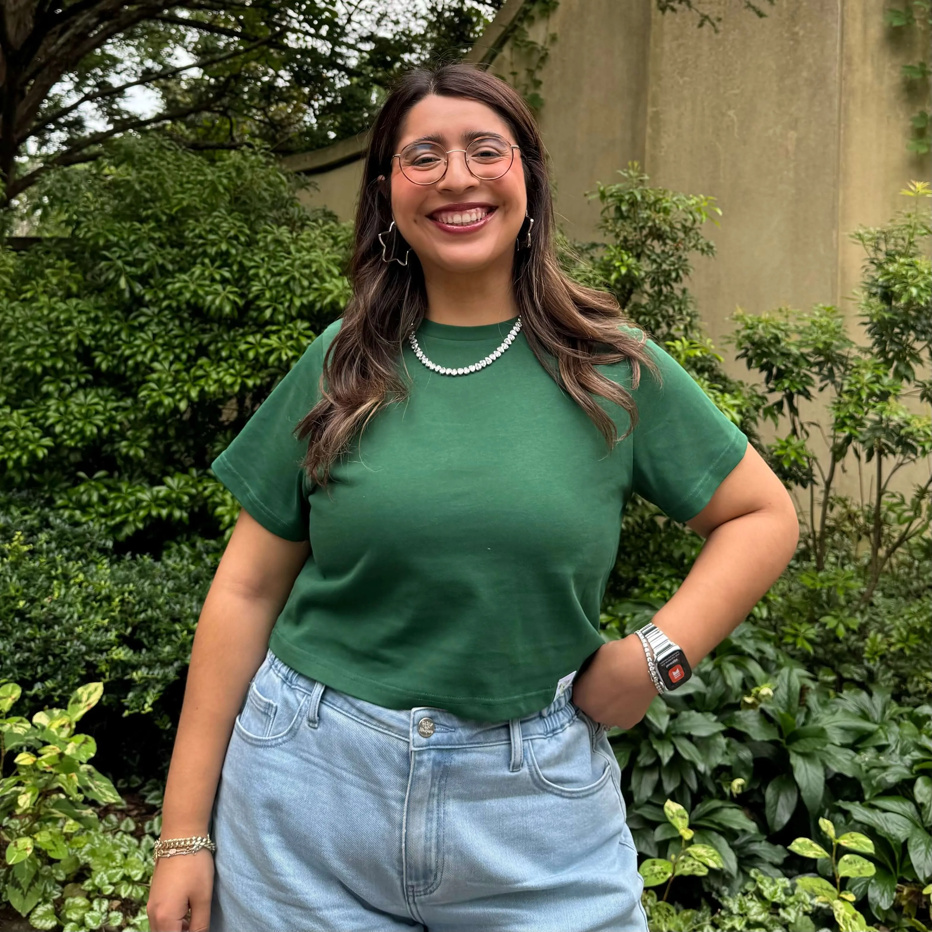 Cropped Tee - Pine *Clearance Sale* sold by Shiny by Nature