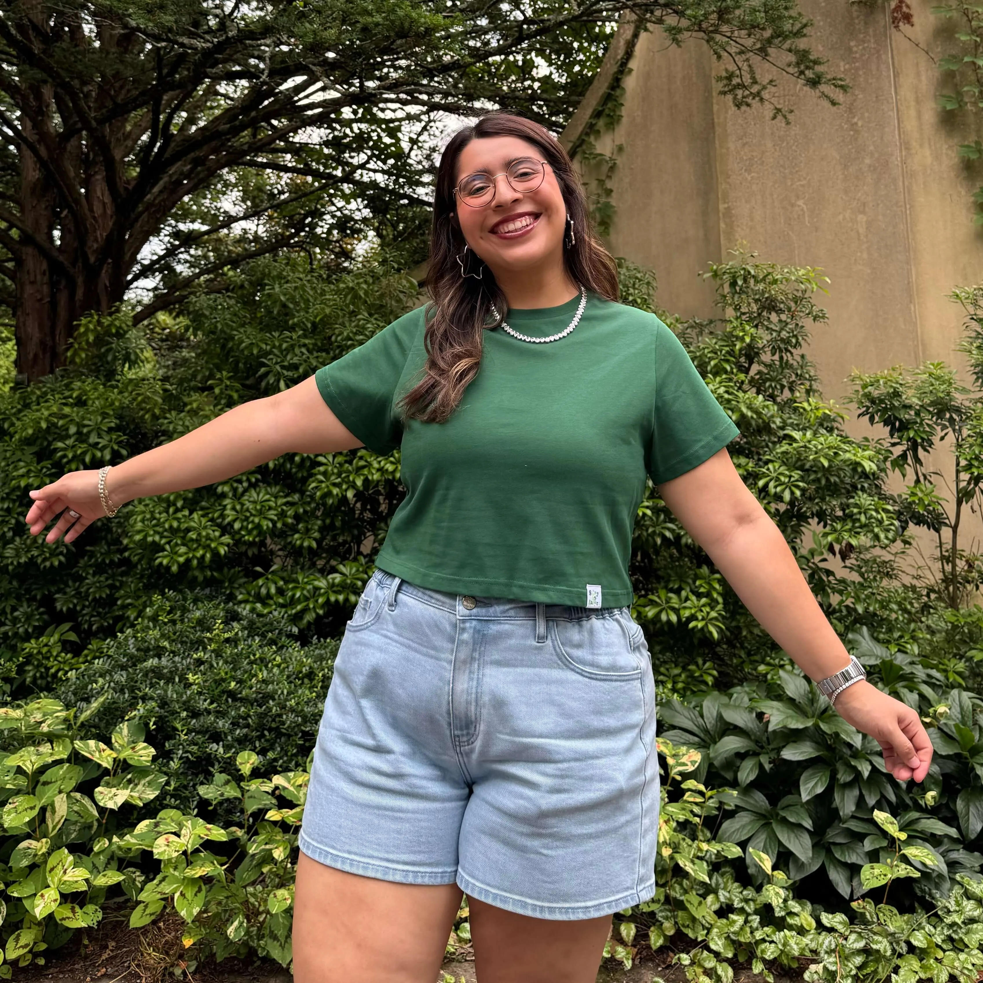 Cropped Tee - Pine *Clearance Sale* sold by Shiny by Nature product image thumbnail 5