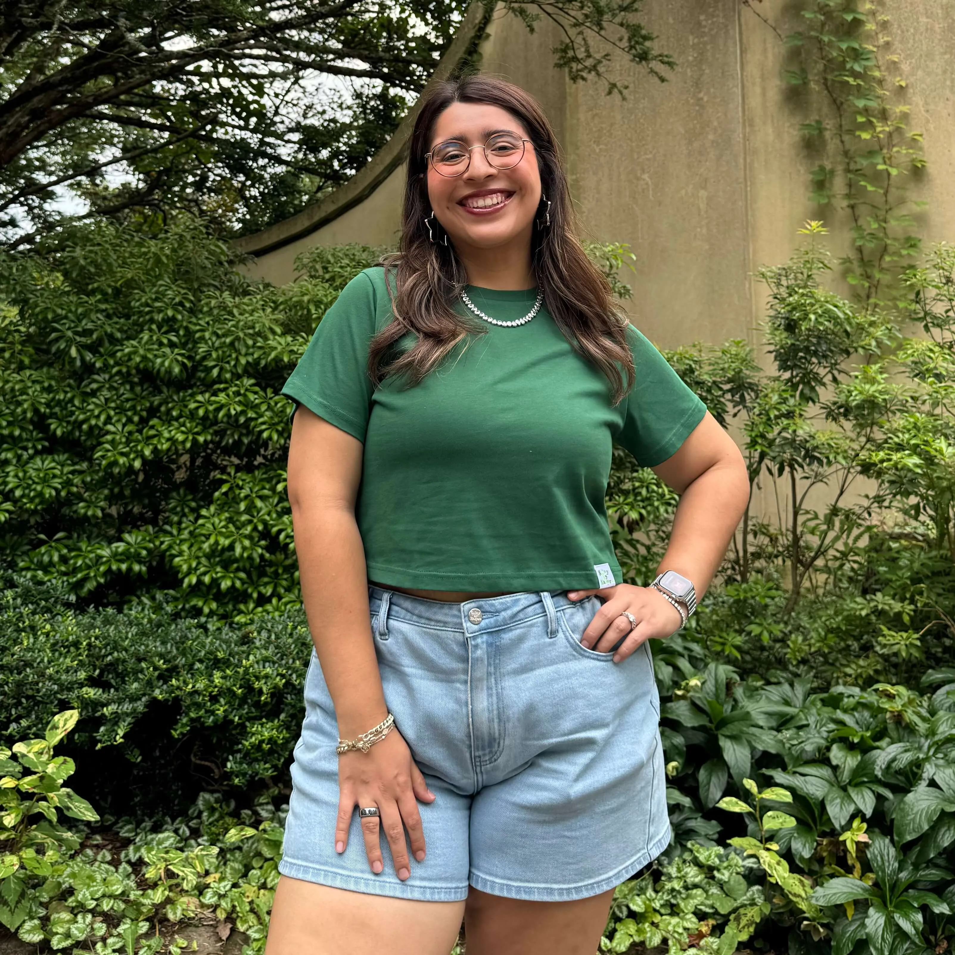 Cropped Tee - Pine *Clearance Sale* sold by Shiny by Nature product image thumbnail 3