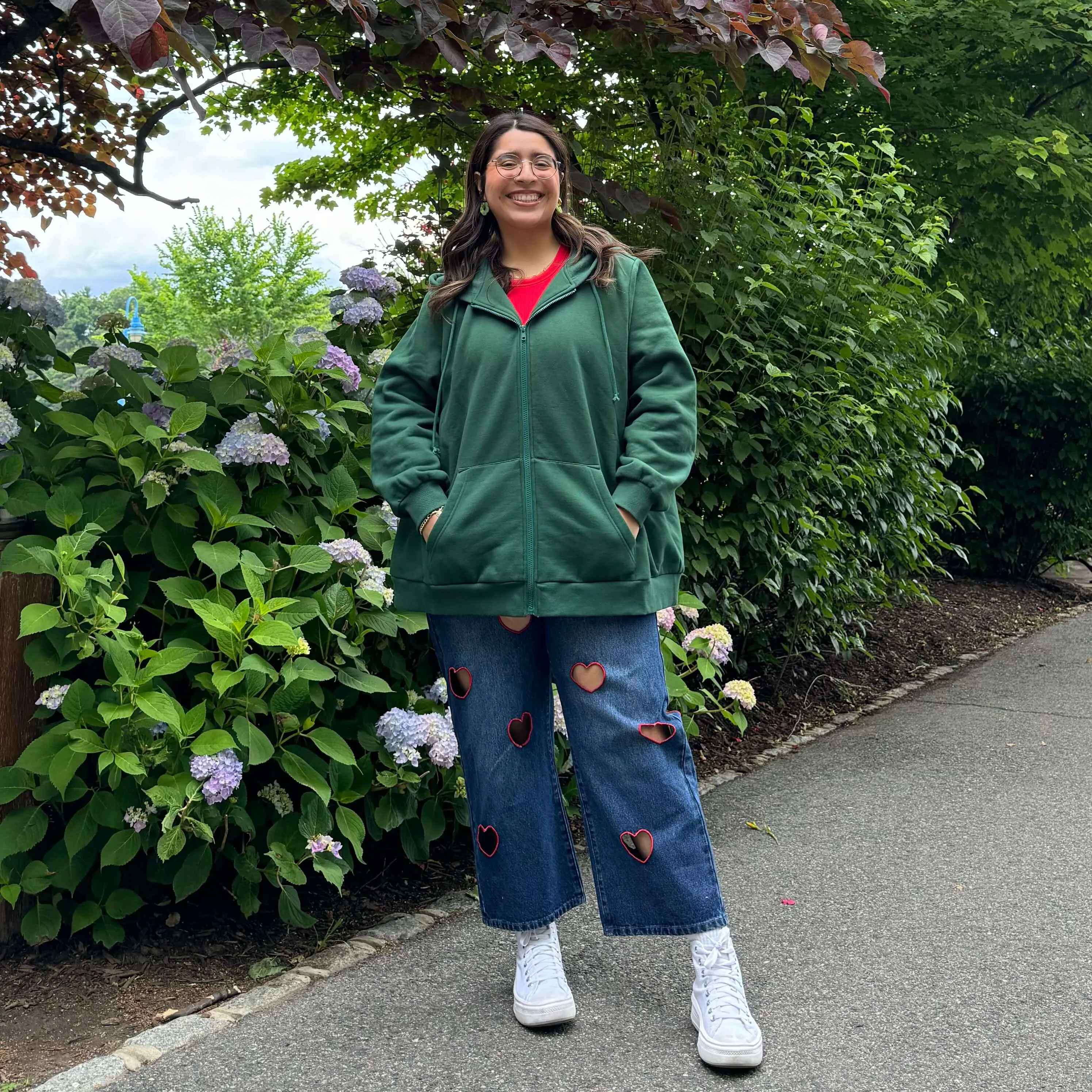 Zip-Up Hoodie - Pine *Clearance Sale* sold by Shiny by Nature product image thumbnail 5