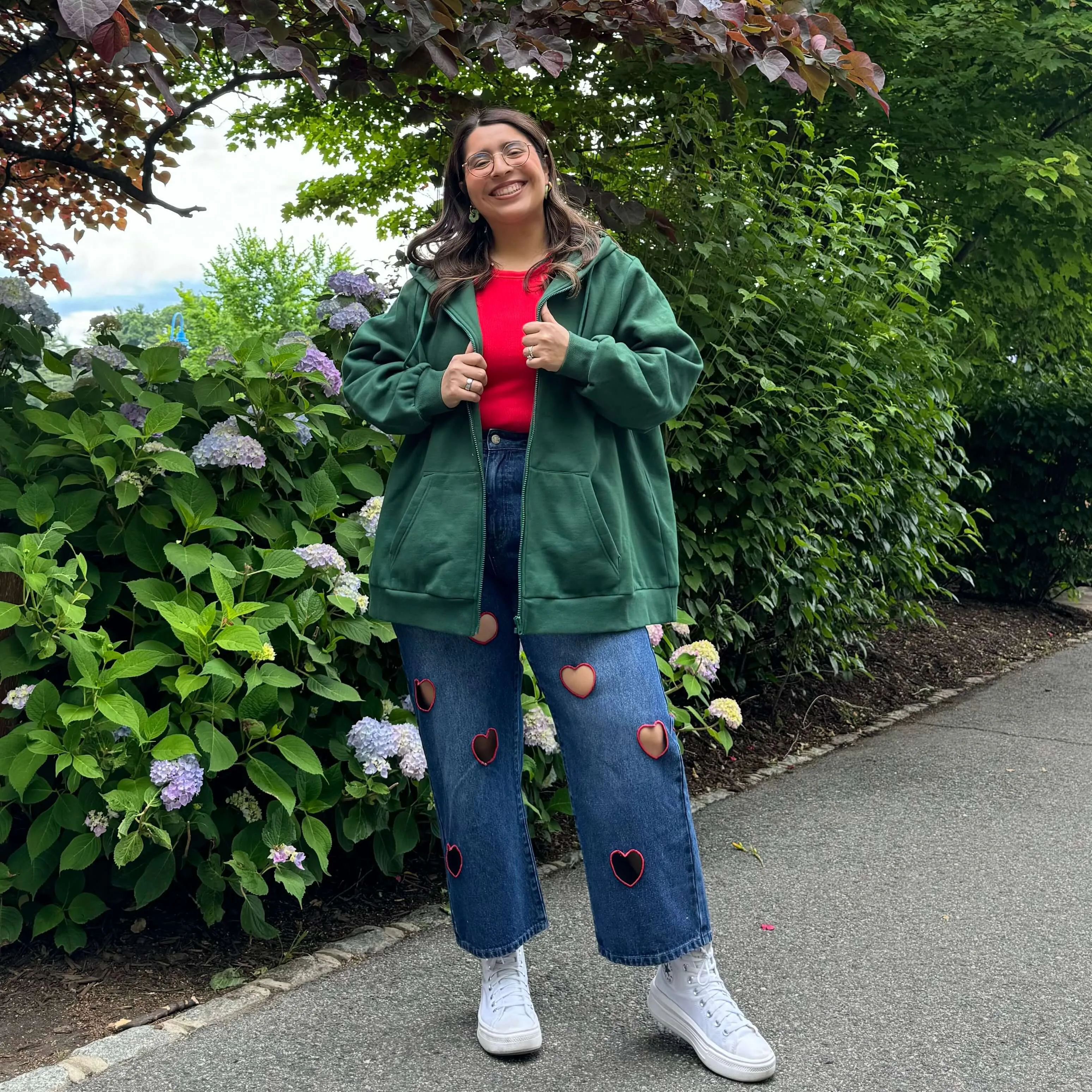 Zip-Up Hoodie - Pine *Clearance Sale* sold by Shiny by Nature product image thumbnail 2