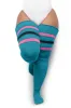 Aqua Blue & Stripes sold by Thunda Thighs
