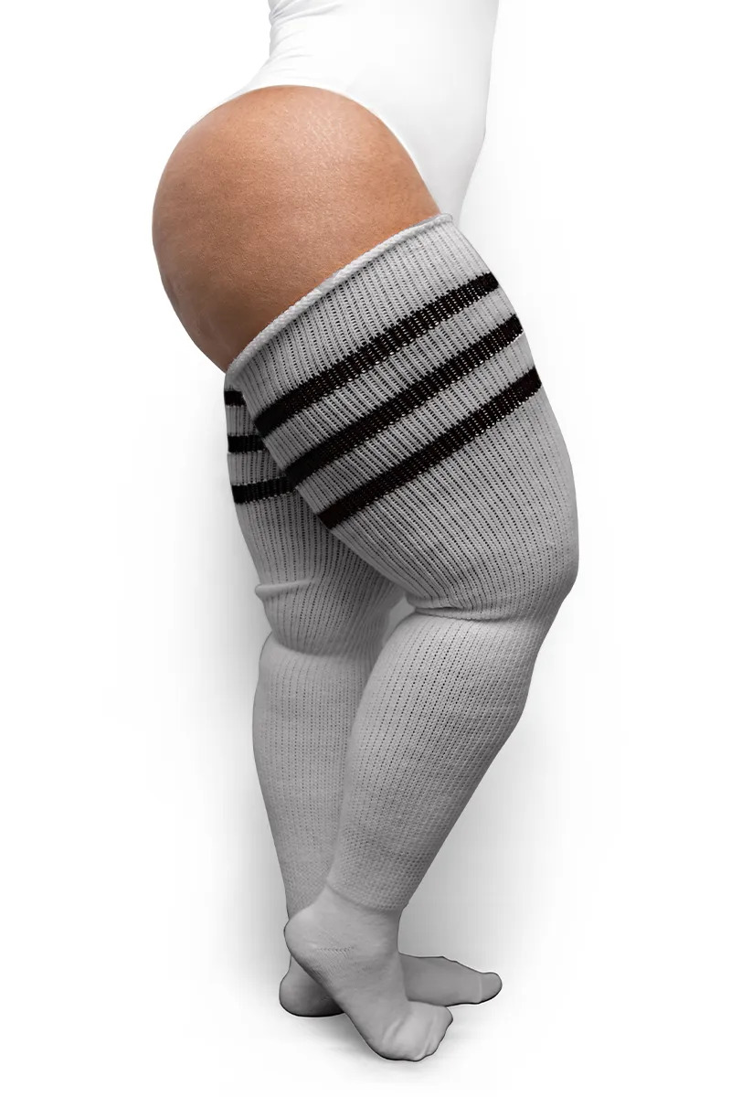 Grey & Black Stripes sold by Thunda Thighs product image thumbnail 3