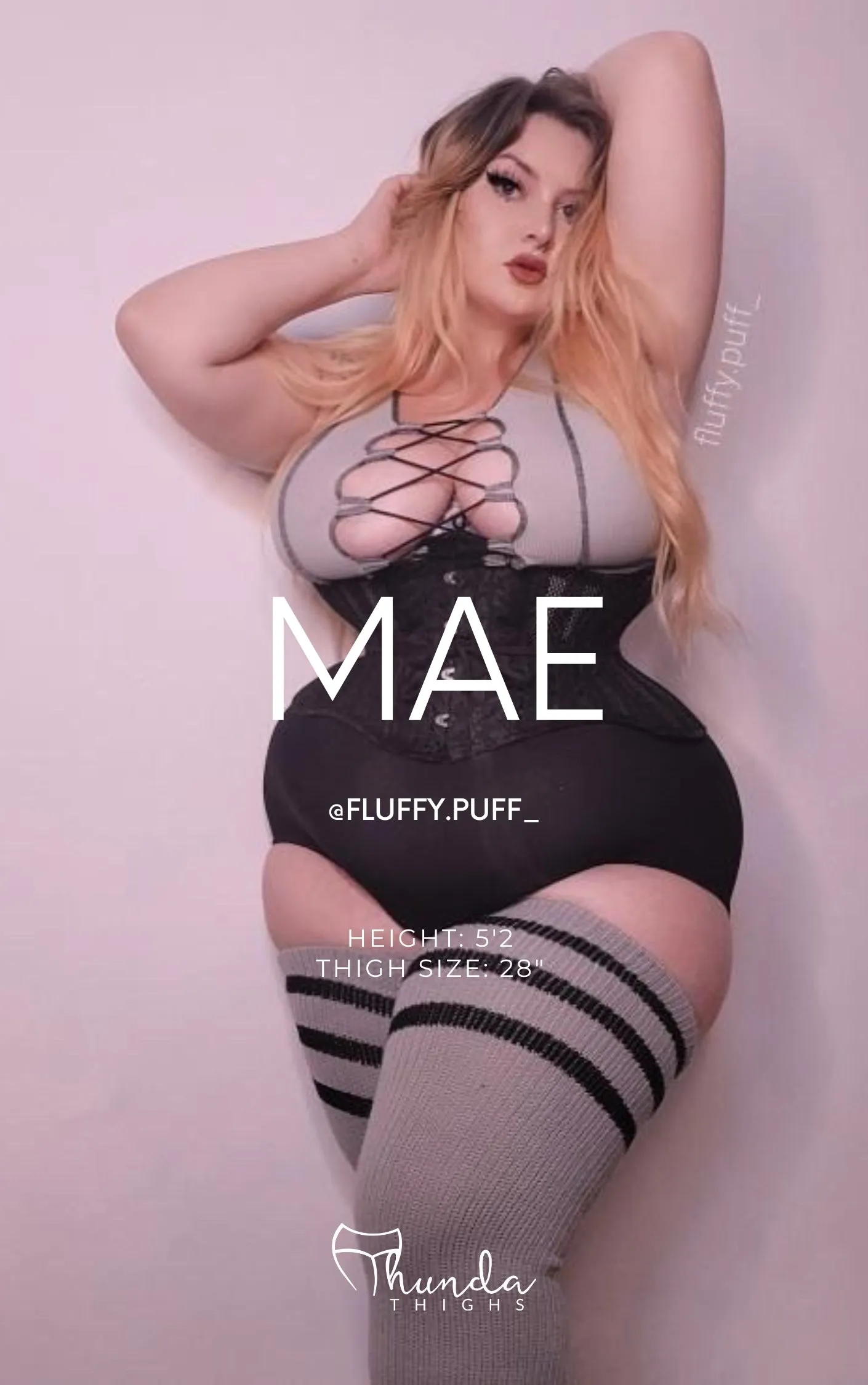 Grey & Black Stripes sold by Thunda Thighs product image thumbnail 2