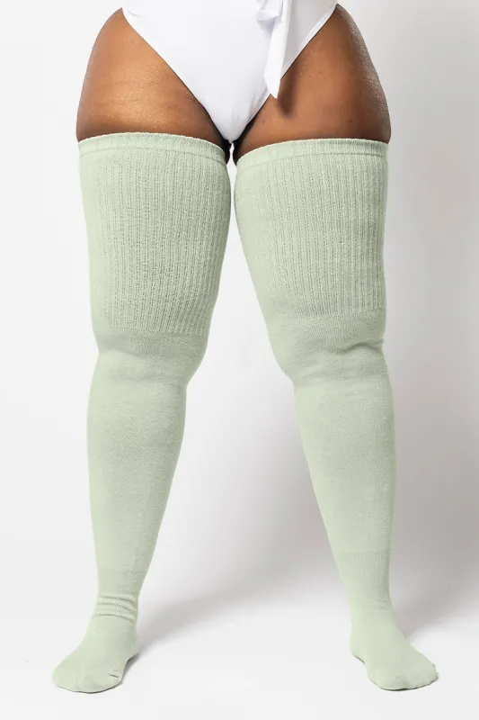 Ny Hi - Light Grey sold by Thunda Thighs