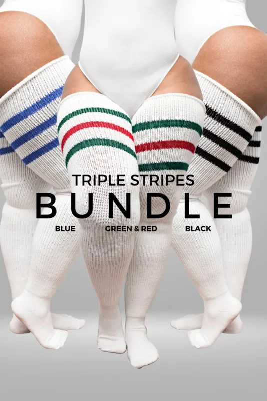 Triple Stripes Bundle sold by Thunda Thighs