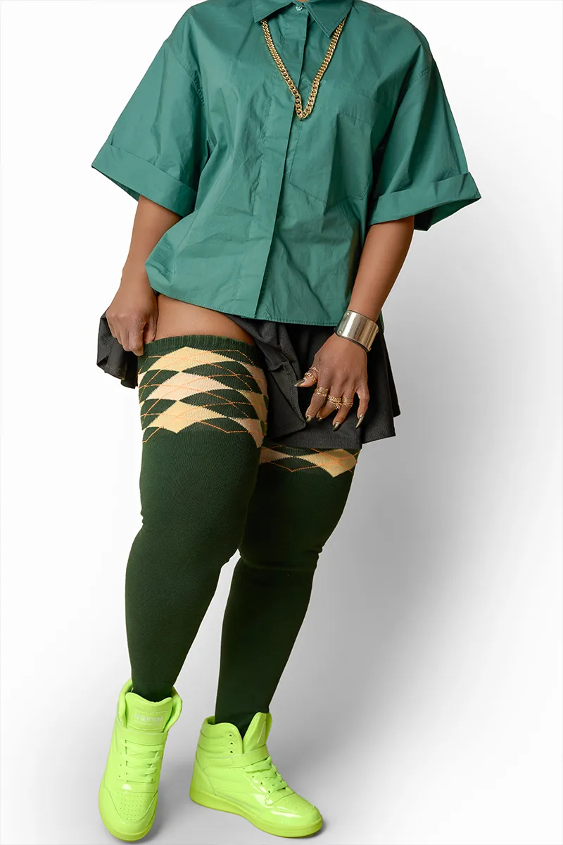 Thunda Tūbbies - Argyle - Forest Fern sold by Thunda Thighs product image thumbnail 2