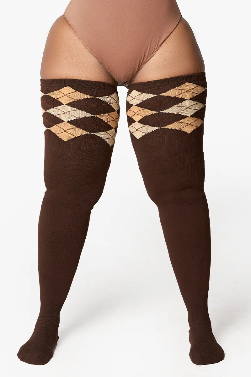 Thunda Tūbbies - Argyle - Chocolate Truffle sold by Thunda Thighs