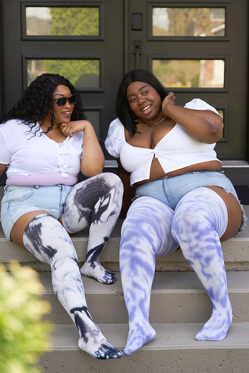 Artisan - Tie Dye - Black sold by Thunda Thighs product image thumbnail 3