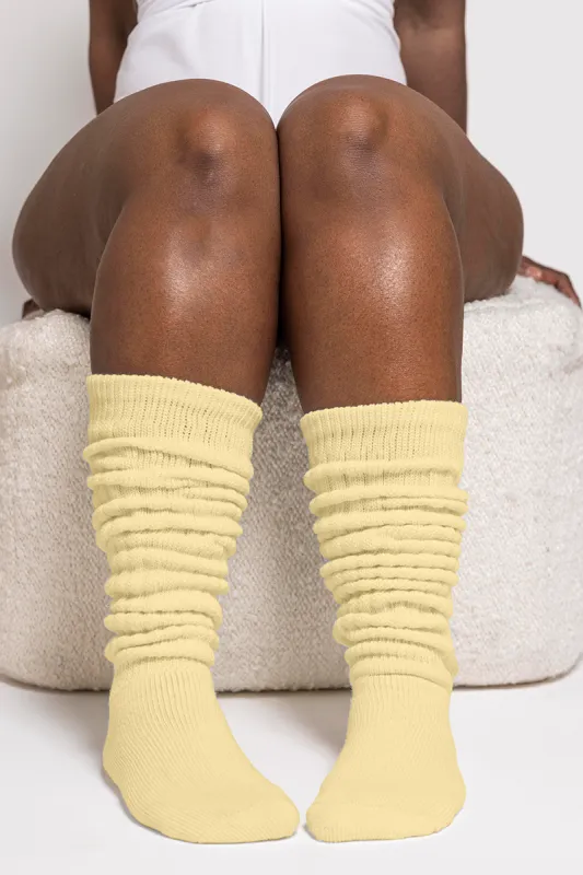 Thunda Slouch - Pale Yellow sold by Thunda Thighs