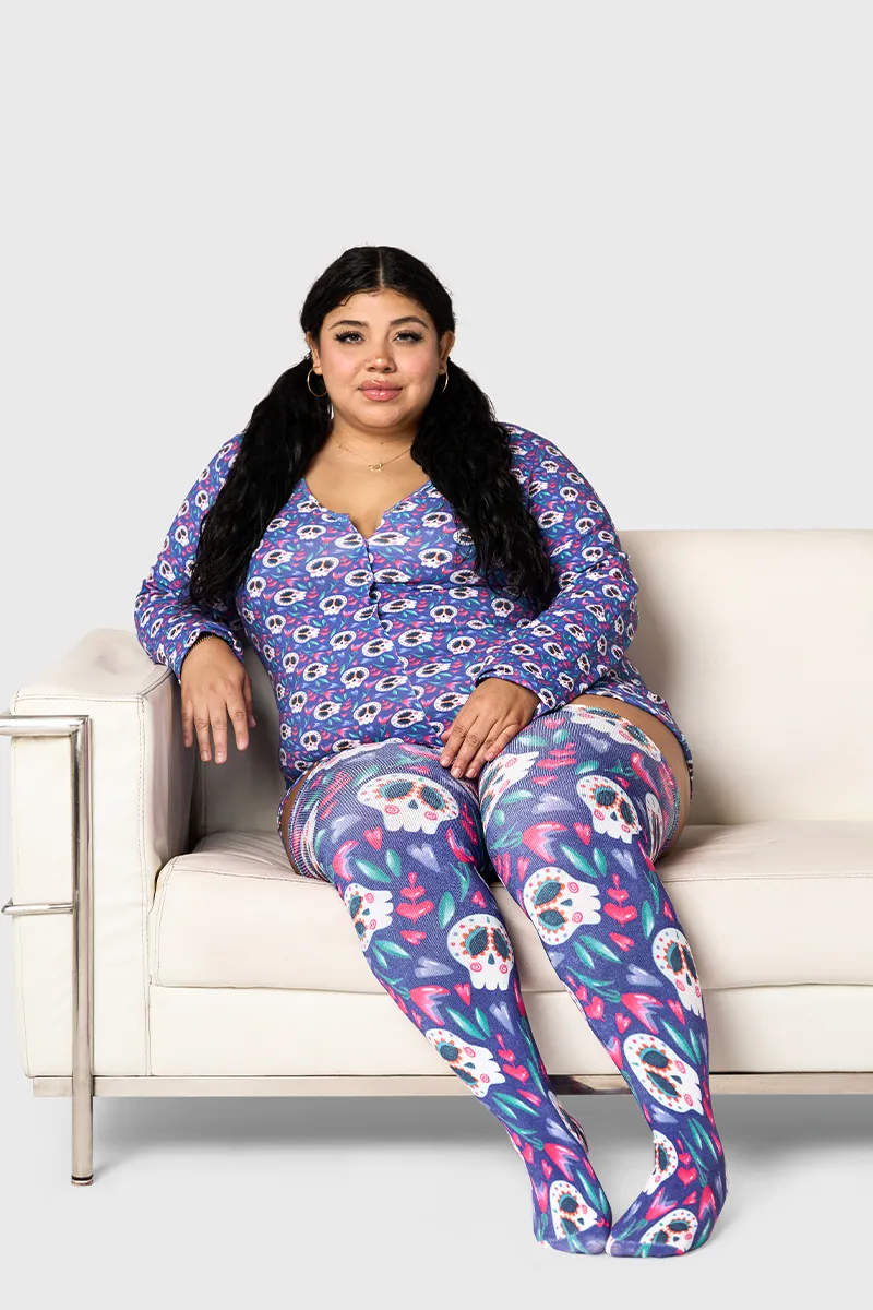 Gloom & Bloom Onesie + Sock Set sold by Thunda Thighs product image thumbnail 2