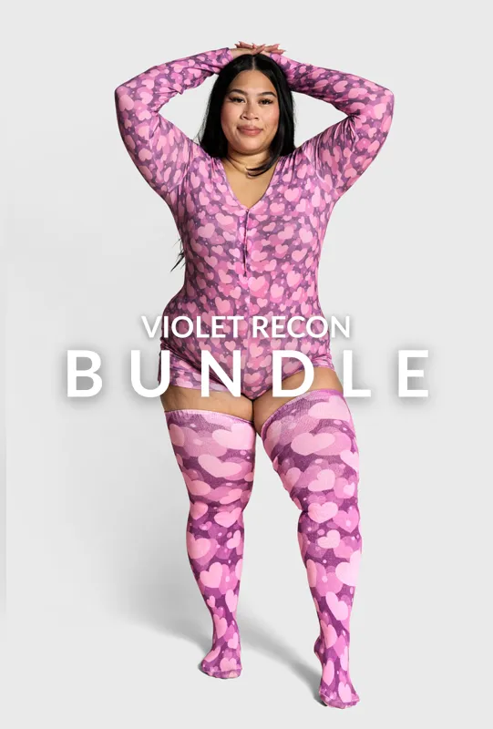 Violet Recon Onesie + Sock Set sold by Thunda Thighs