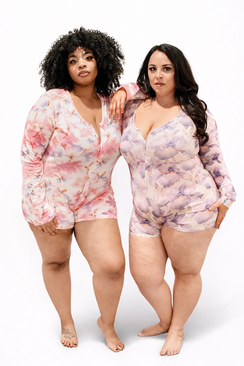 Onesie - Thunda Bloom - Lilac Breeze sold by Thunda Thighs product image thumbnail 4