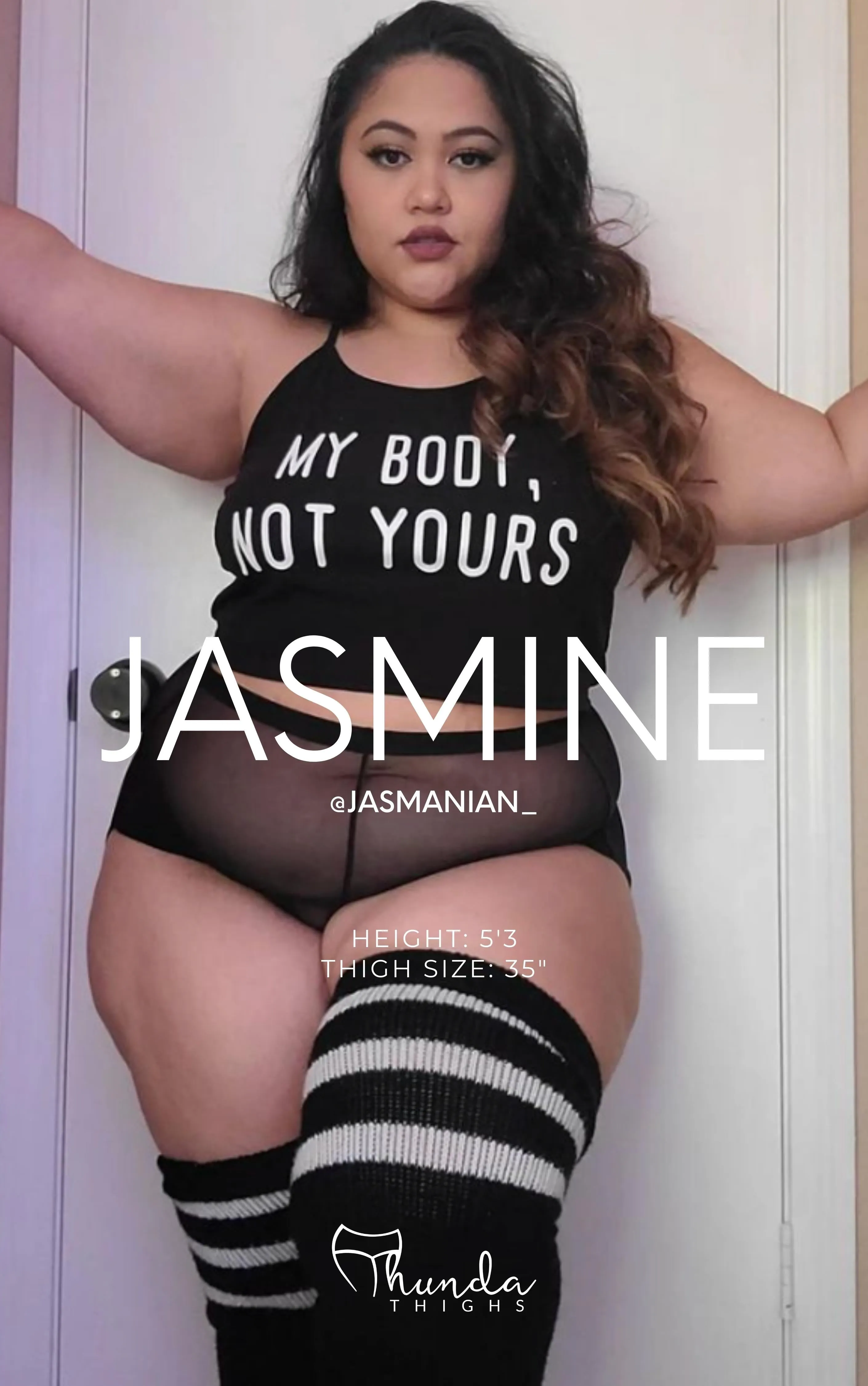 Black & White Stripes sold by Thunda Thighs product image thumbnail 5