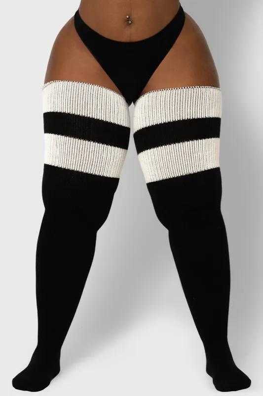 Thunda Woolies - Black & White sold by Thunda Thighs