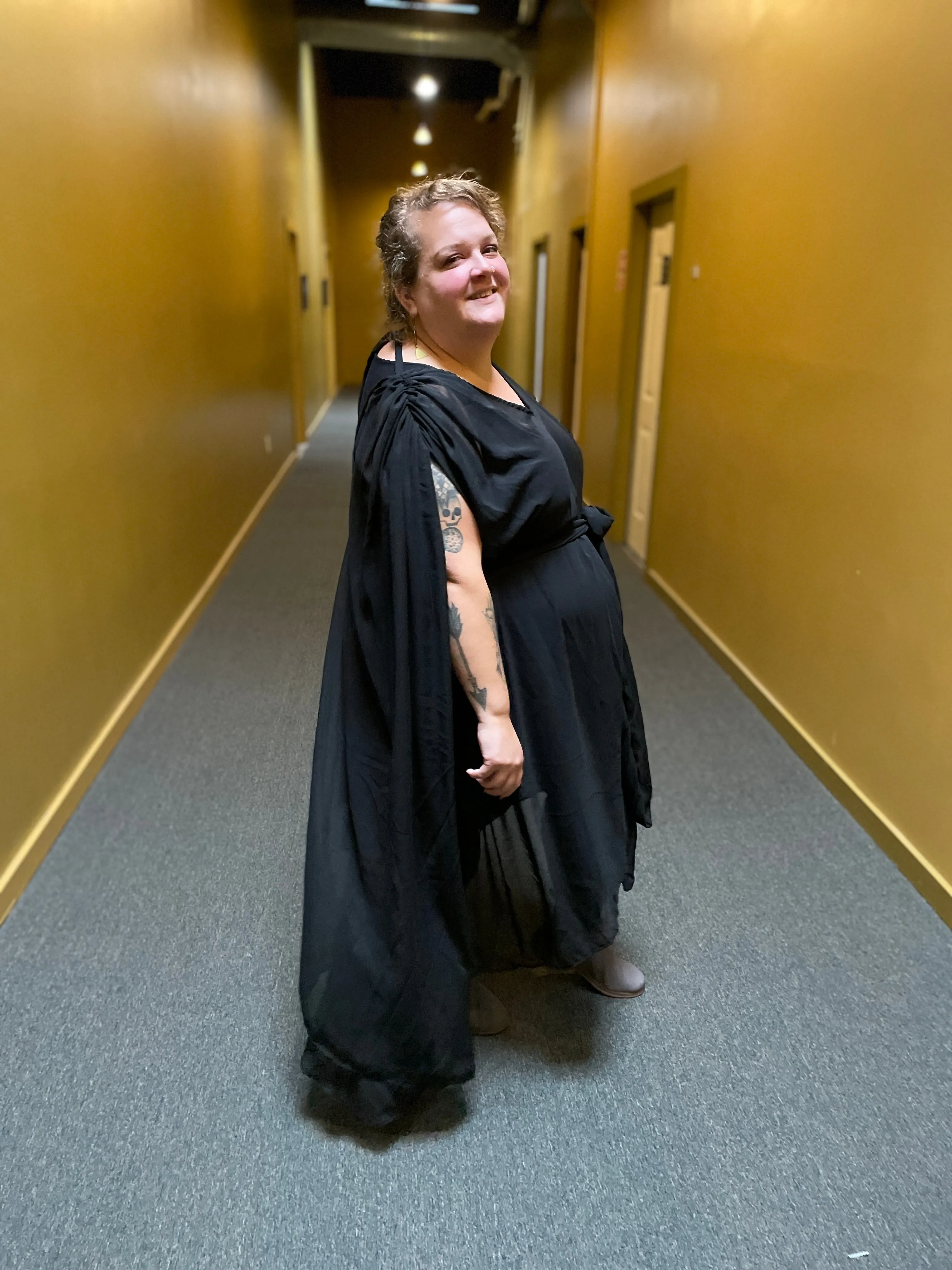 Black Lucy Midi Dress sold by Copper Union Apparel product image thumbnail 5