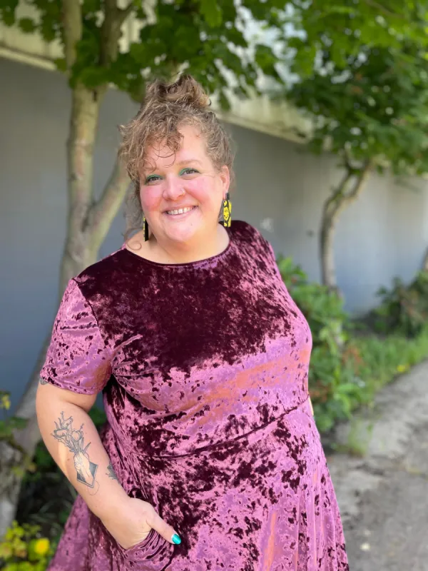 Purple Haze Katie Dress sold by Copper Union Apparel