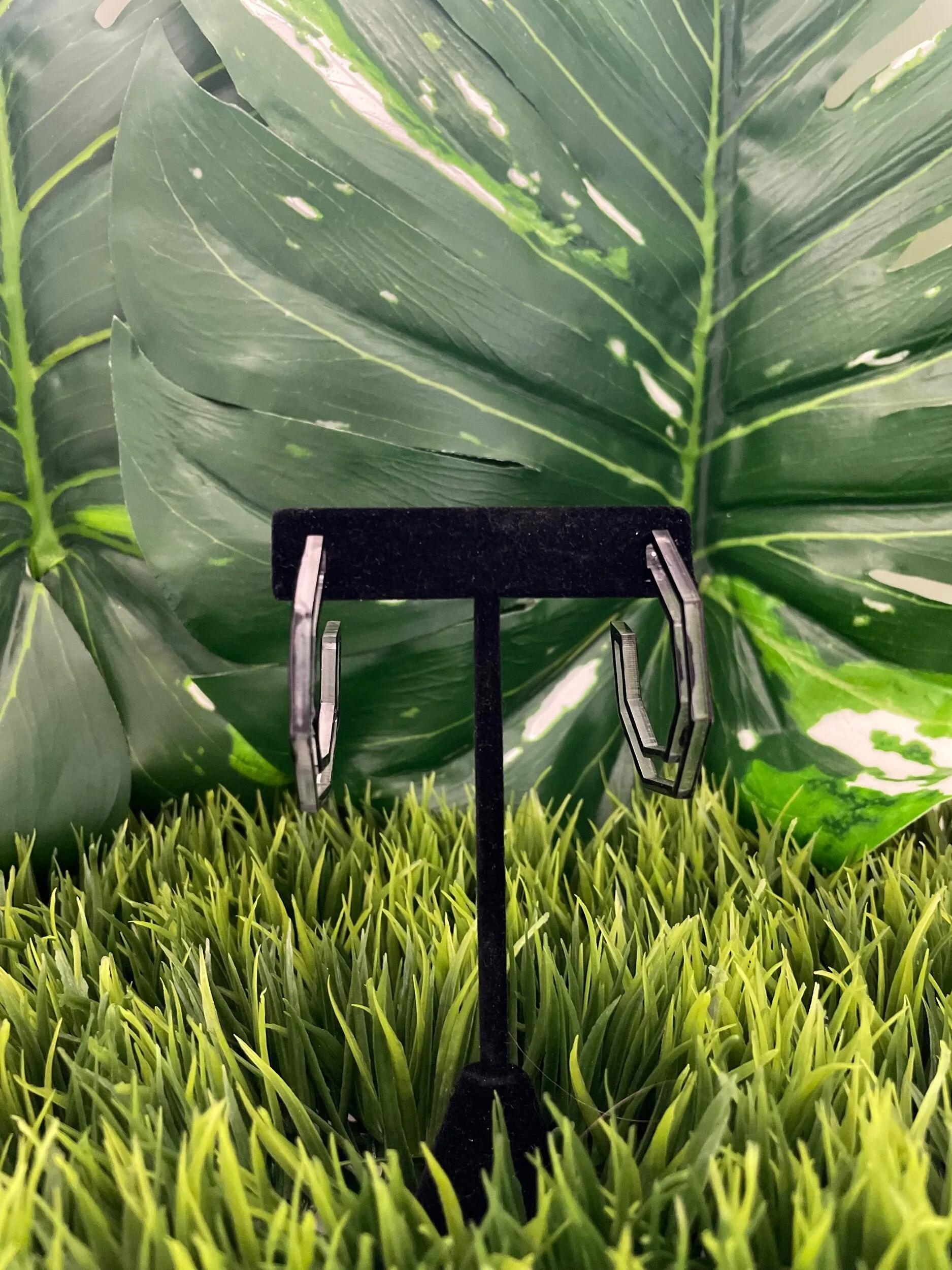 Pop of Color Octagon Studs sold by Copper Union Apparel product image thumbnail 4