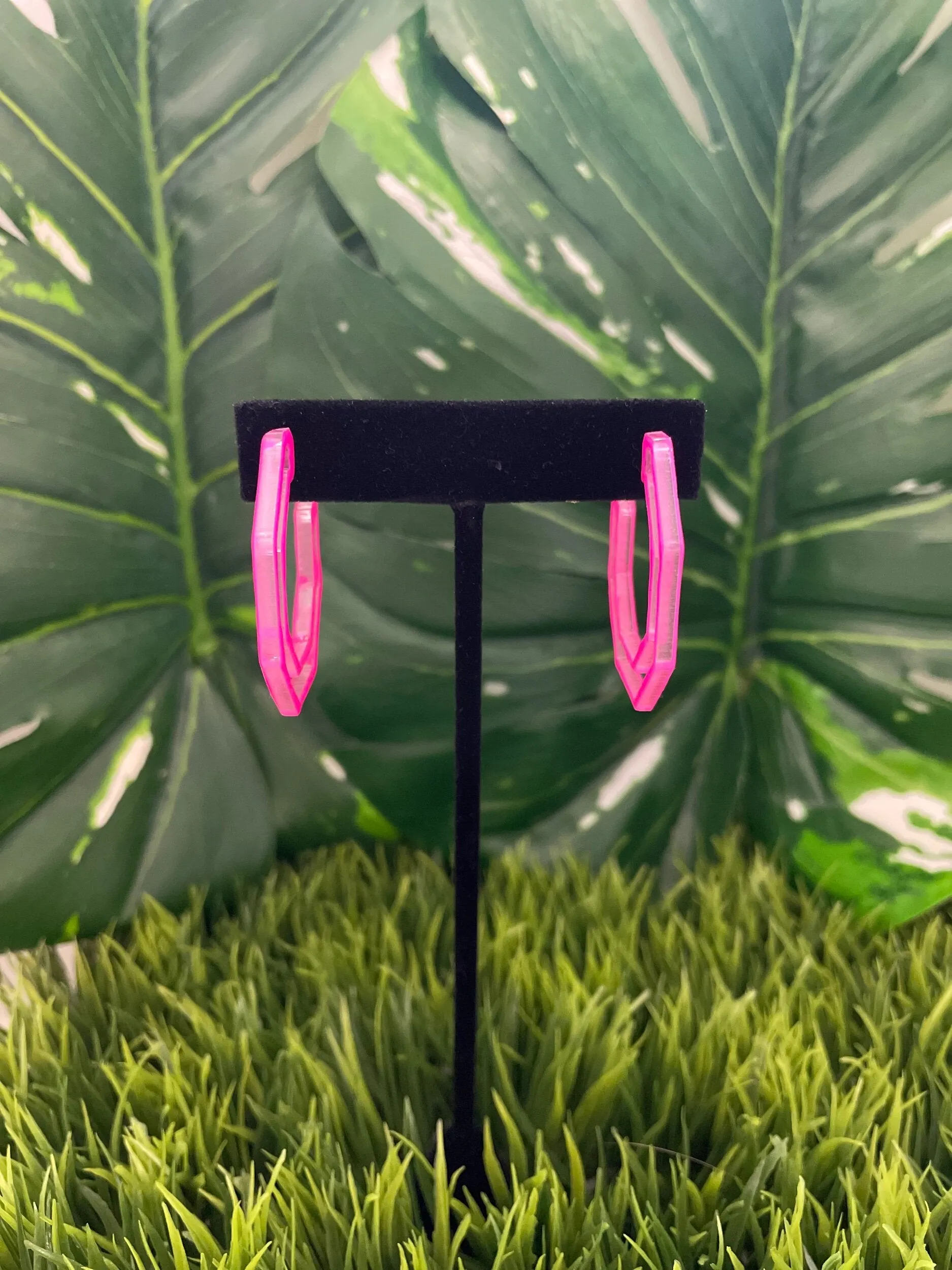 Pop of Color Octagon Studs sold by Copper Union Apparel product image thumbnail 5