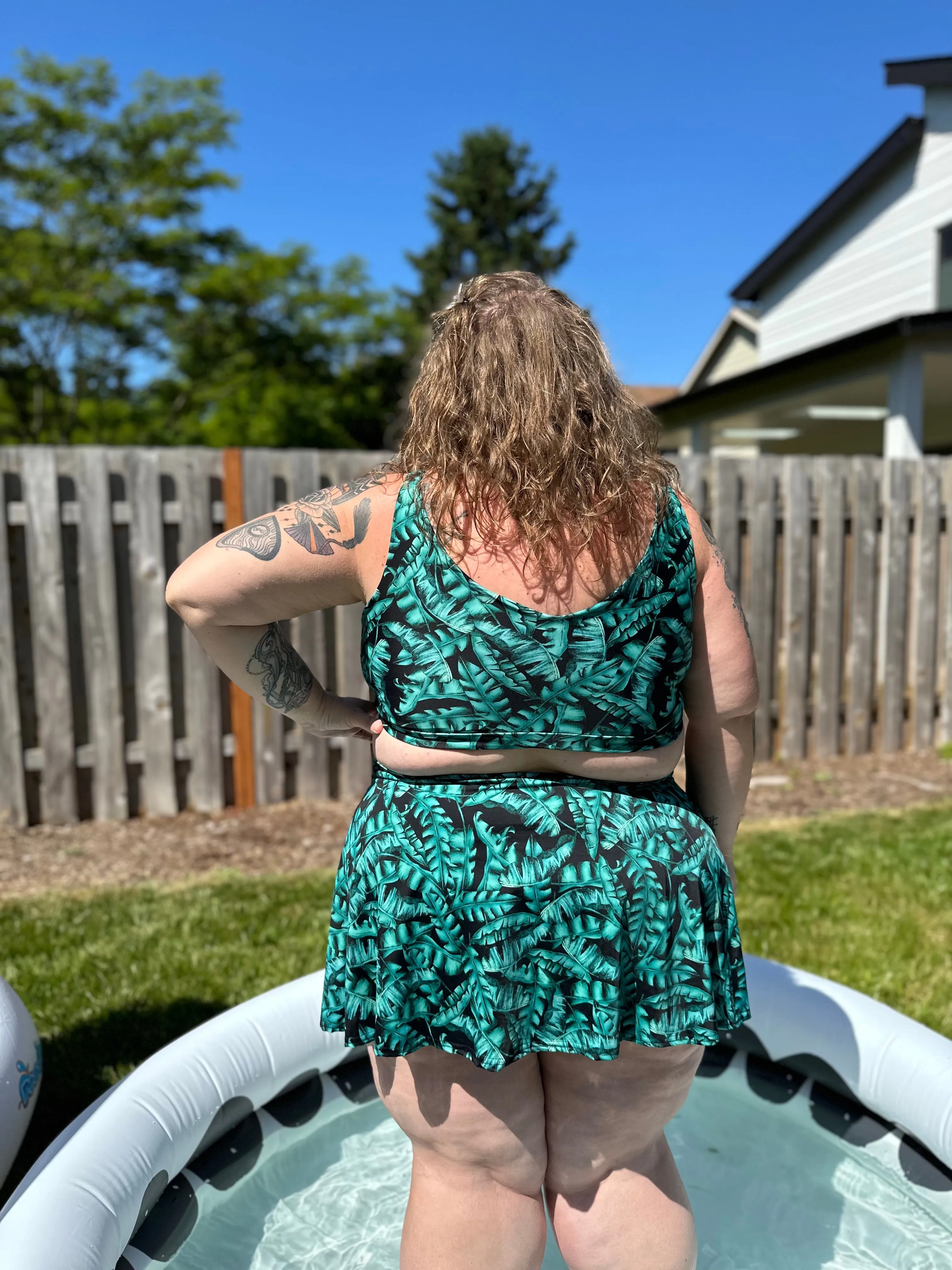 Floral Prints Swim Skirt- Copper Union x KD designs sold by Copper Union Apparel product image thumbnail 5