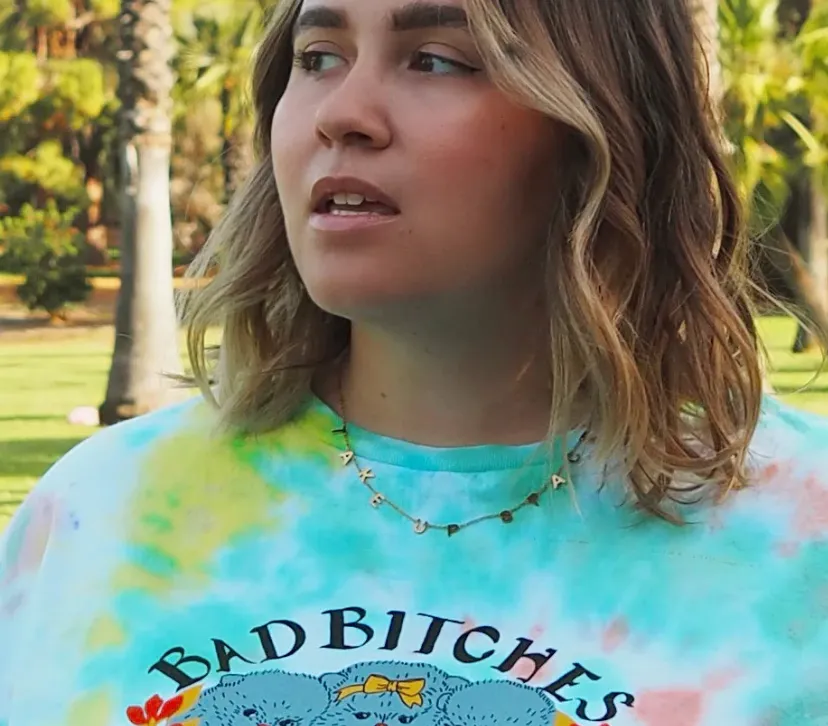 Take Up Space Necklace by Reesabobeesa sold by Copper Union Apparel product image thumbnail 2