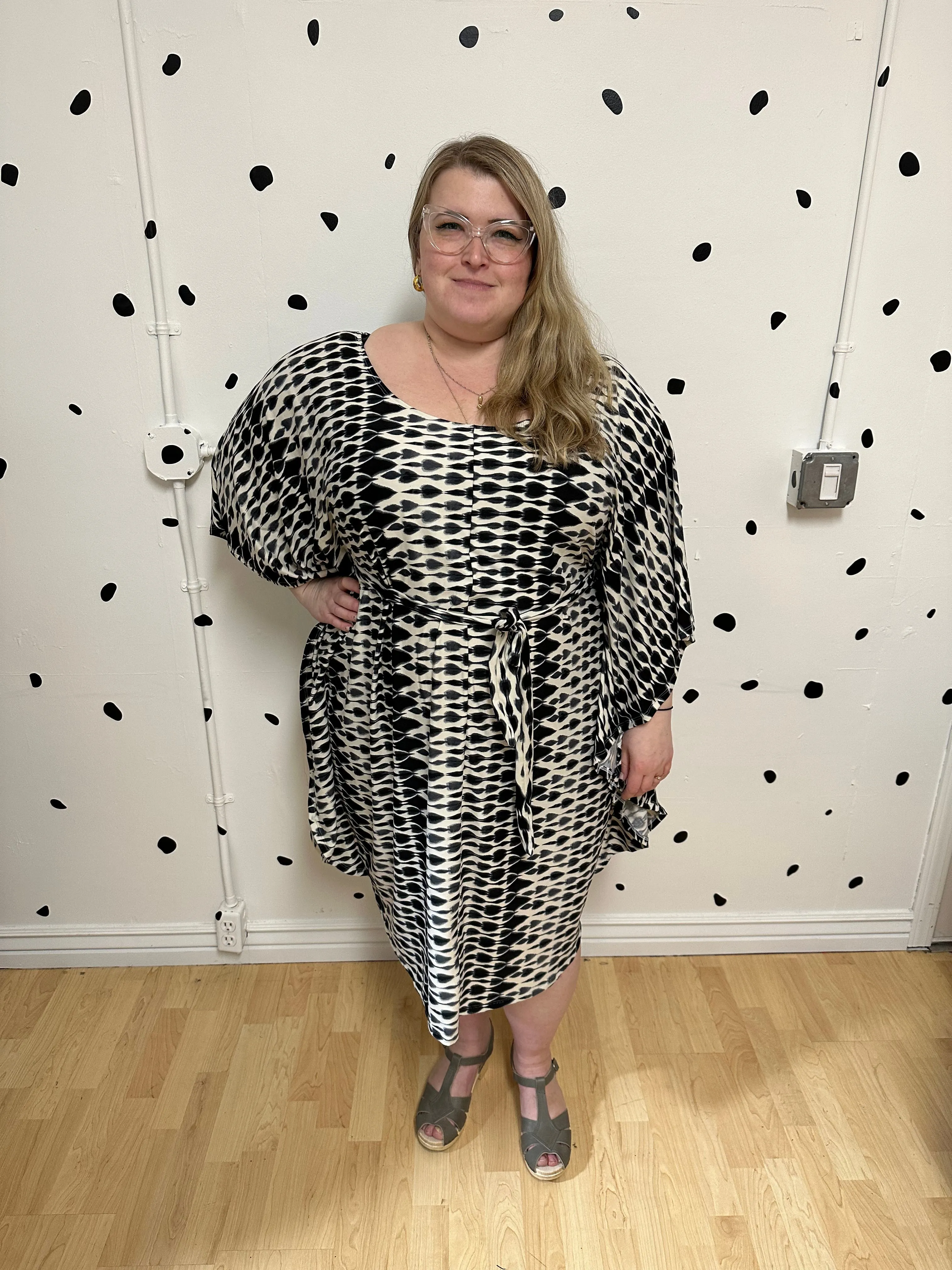 Vanna Dress in Ikat Knit by Alyson Clair sold by Copper Union Apparel product image thumbnail 3