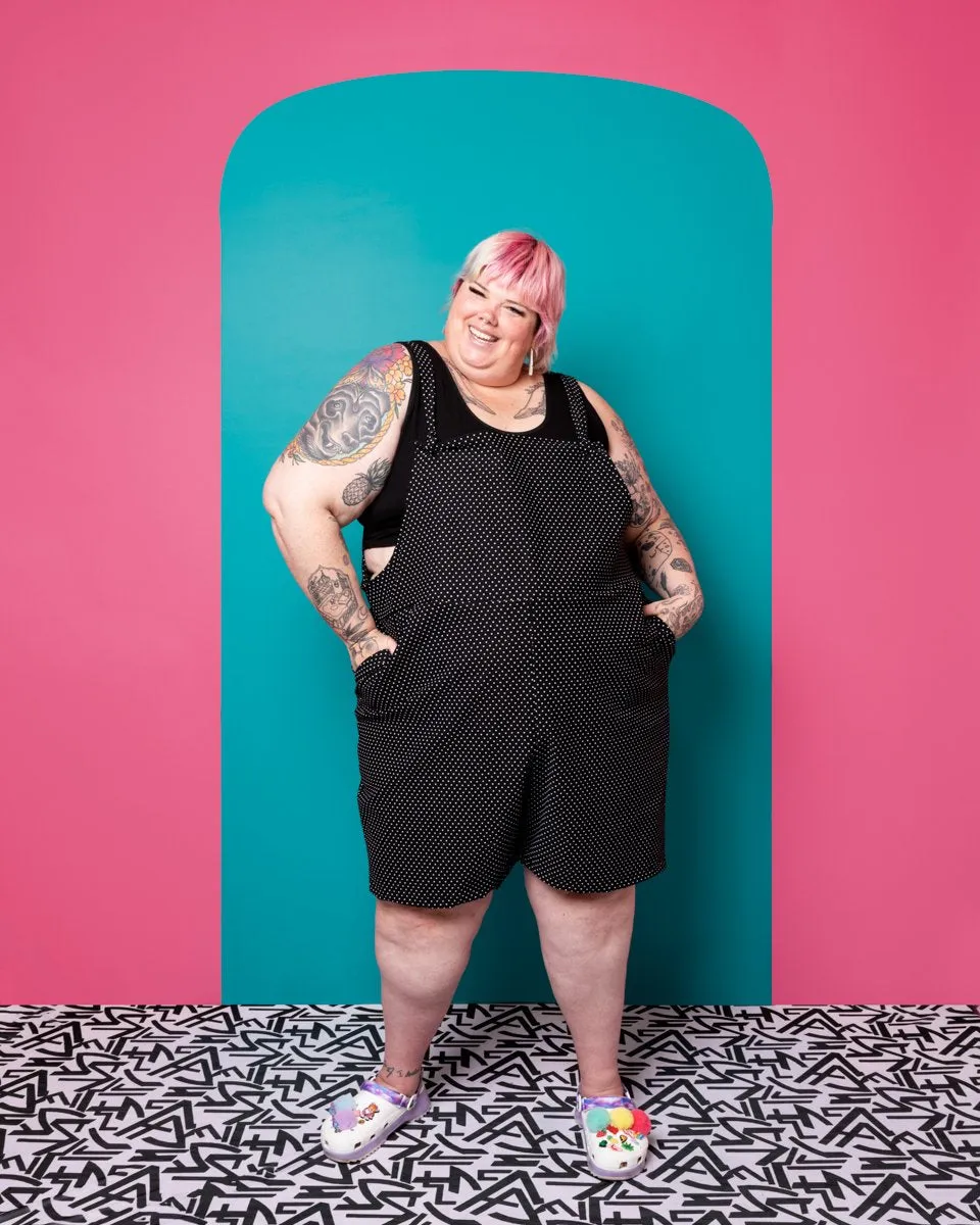 Polka Dot Shorteralls sold by Copper Union Apparel product image thumbnail 2