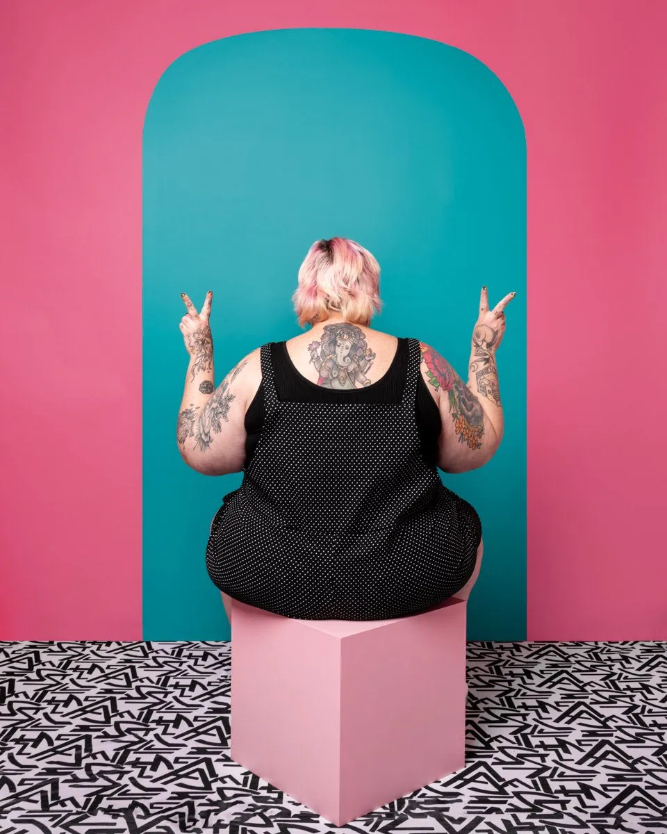 Polka Dot Shorteralls sold by Copper Union Apparel product image thumbnail 4