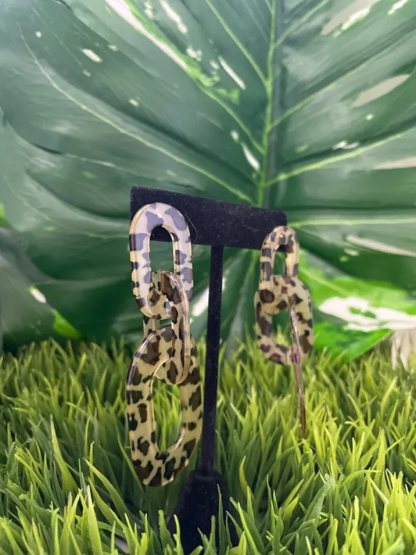 Assorted Dangly Chain Link Studs sold by Copper Union Apparel