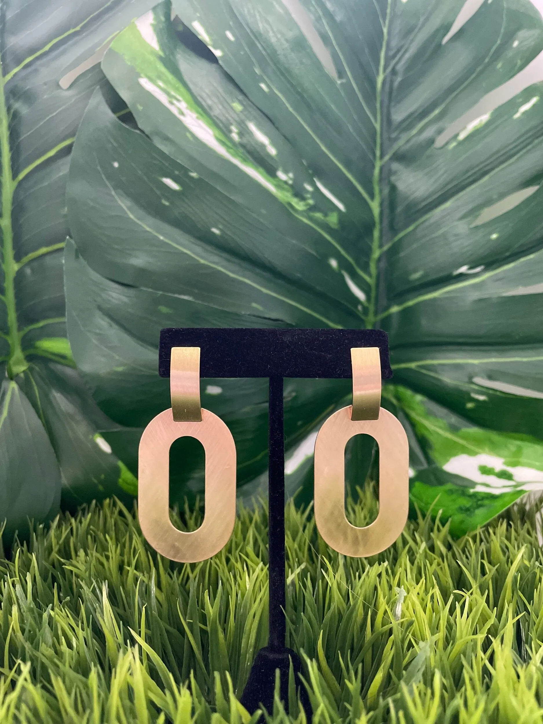 Gold Ovals sold by Copper Union Apparel