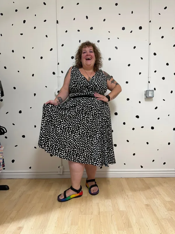 Tori Two Piece in Monochromatic Prints sold by Copper Union Apparel