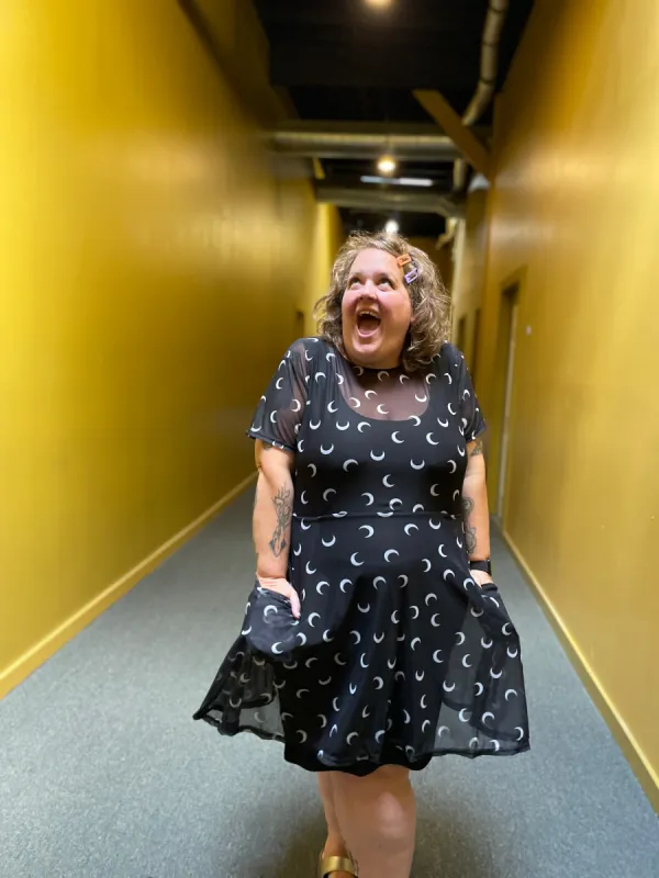 Moon Mesh Katie Dress sold by Copper Union Apparel