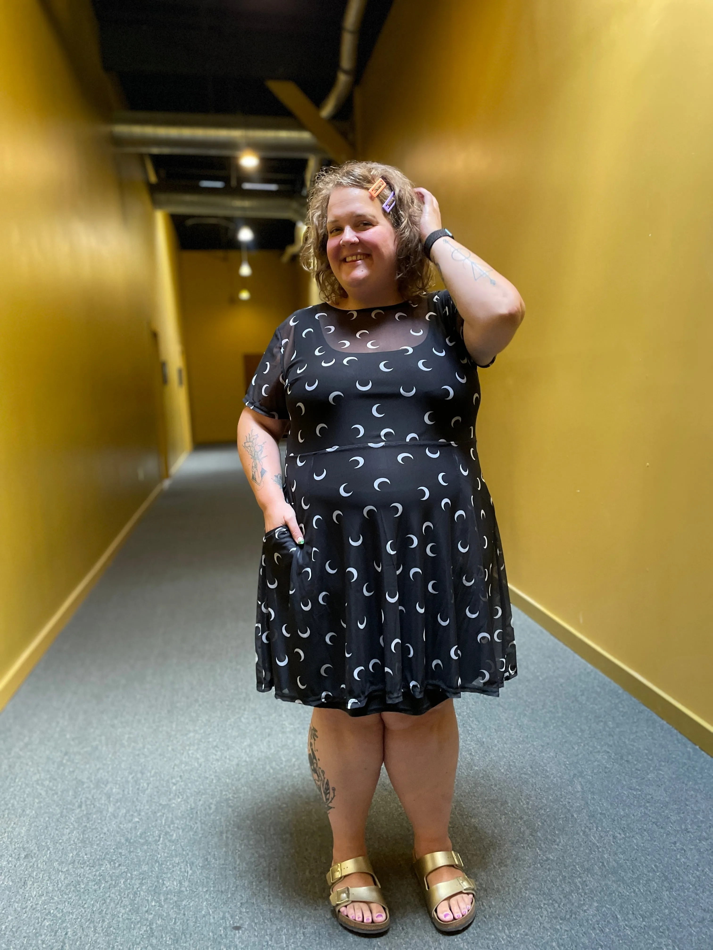 Moon Mesh Katie Dress sold by Copper Union Apparel product image thumbnail 3