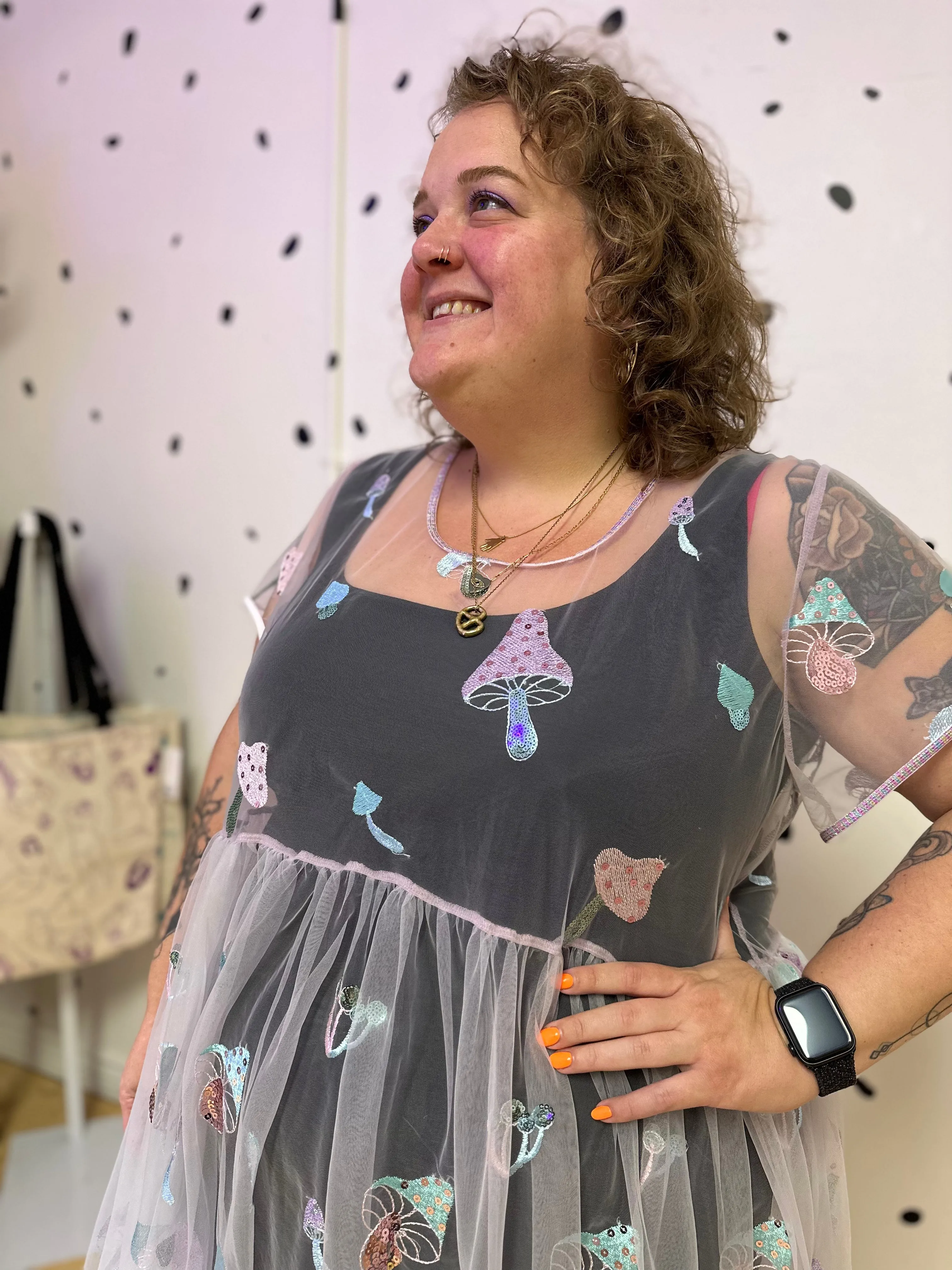 Sequin Mushroom Dress sold by Copper Union Apparel product image thumbnail 2