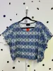 Copper Union- size 3- Blue Crop Top sold by Copper Union Apparel