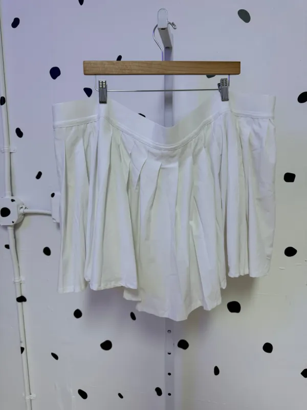 All In Motion- 4X- White Athletic Skort sold by Copper Union Apparel