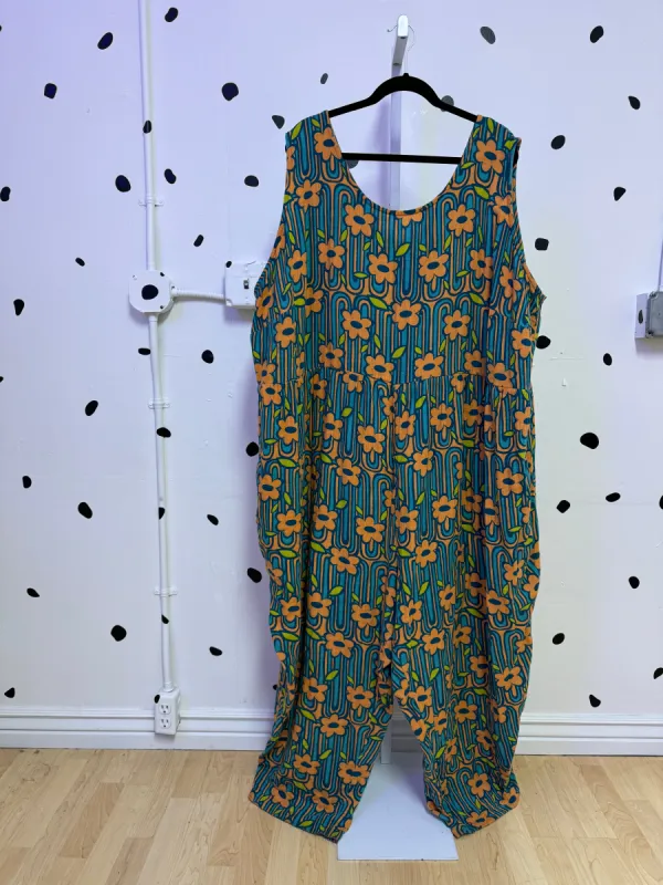 Lucy&Yak- Size 26- Floral Jumpsuit sold by Copper Union Apparel
