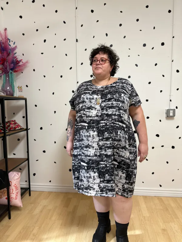 Cityscape Shirt Dress sold by Copper Union Apparel